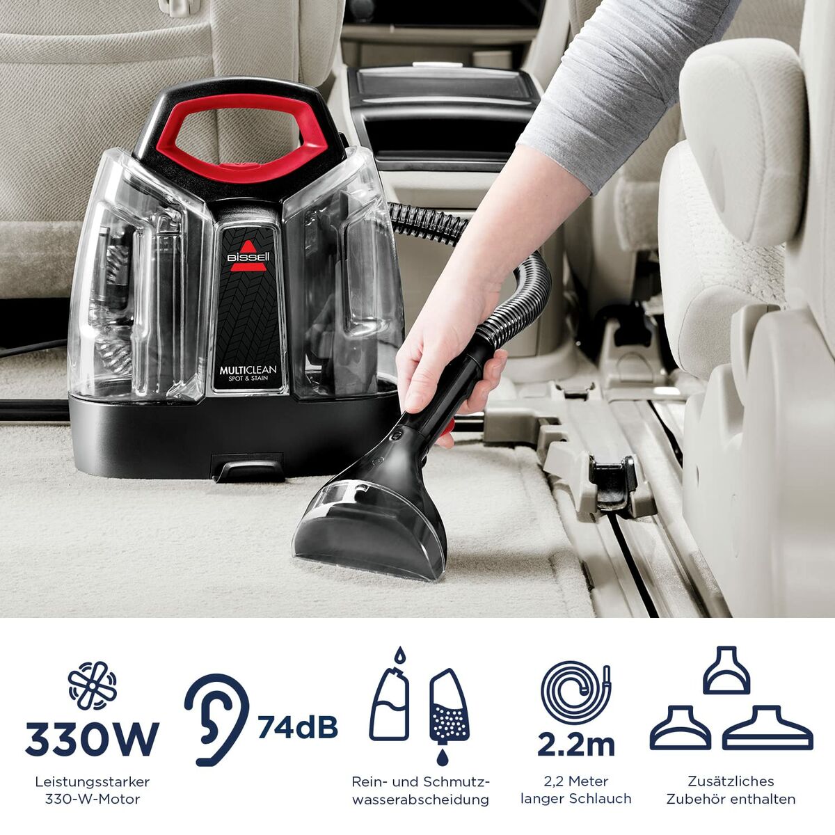 Aspirateur Bissell 4720M Noir Rouge rouge 300 W - 7