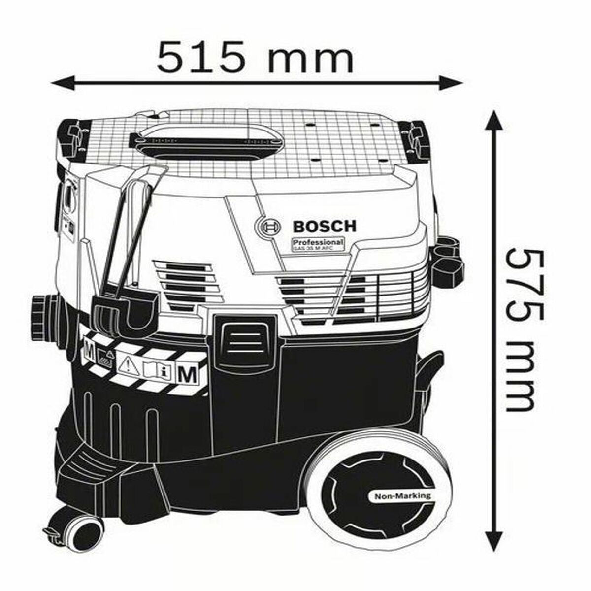 Aspirateur à sec et humide BOSCH GAS 35 M AFC 35 L - 3