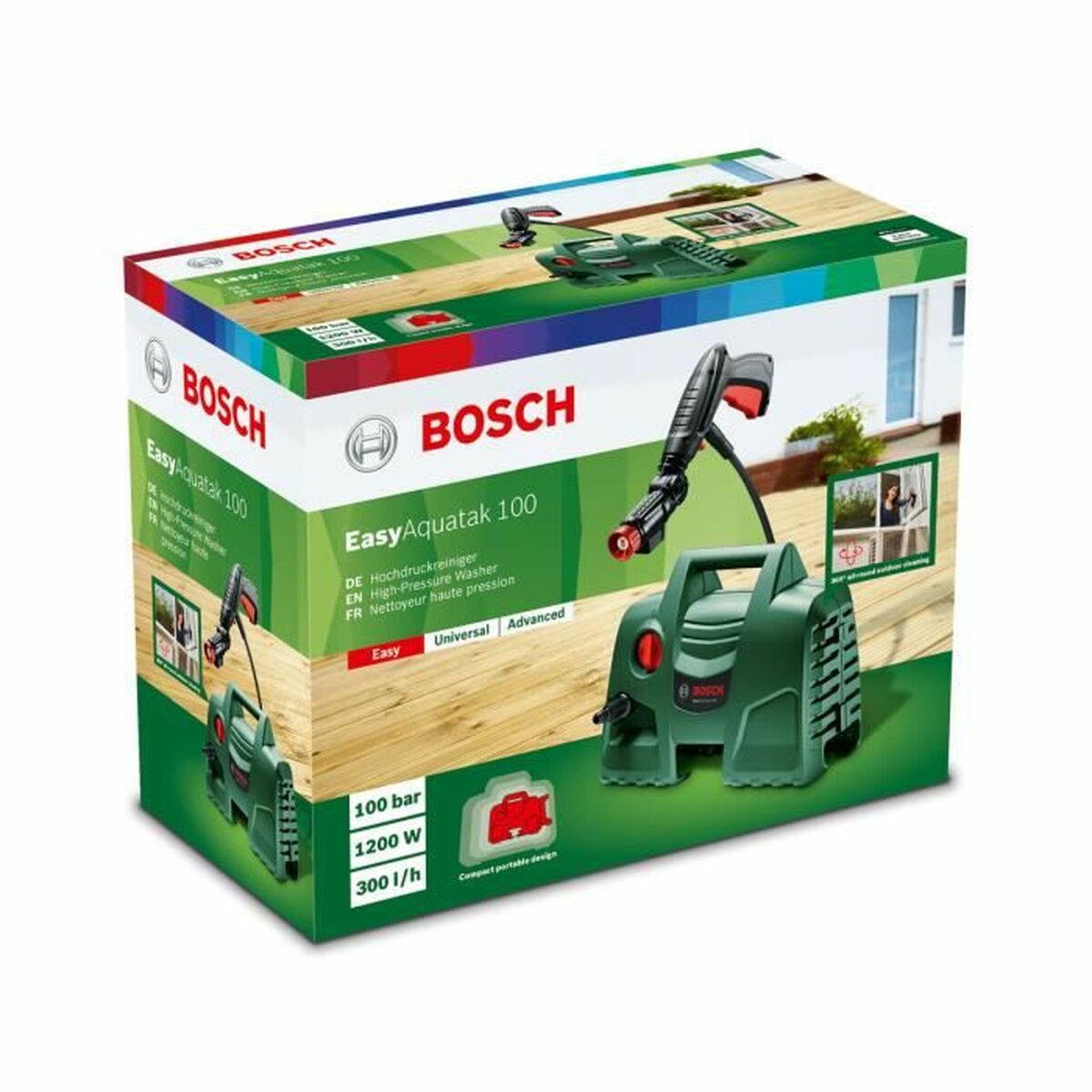 Nettoyeur haute pression BOSCH EasyAquatak 100 1200 W - 2