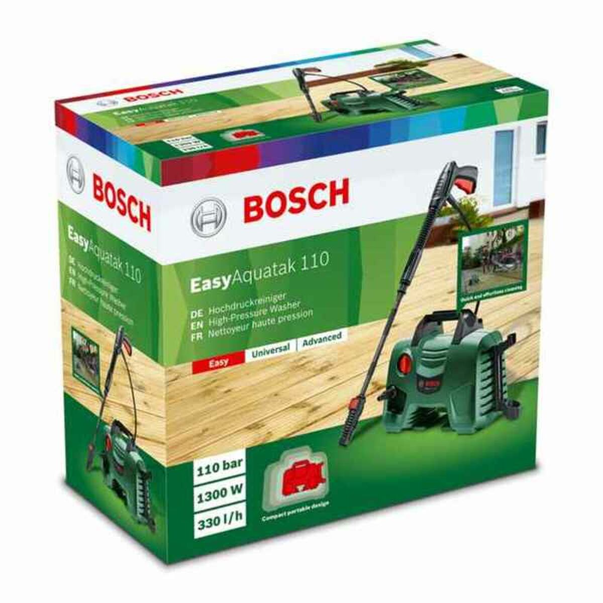 Nettoyeur haute pression BOSCH EasyAquatak 110 A pression 1300W (Refurbished D) - 2