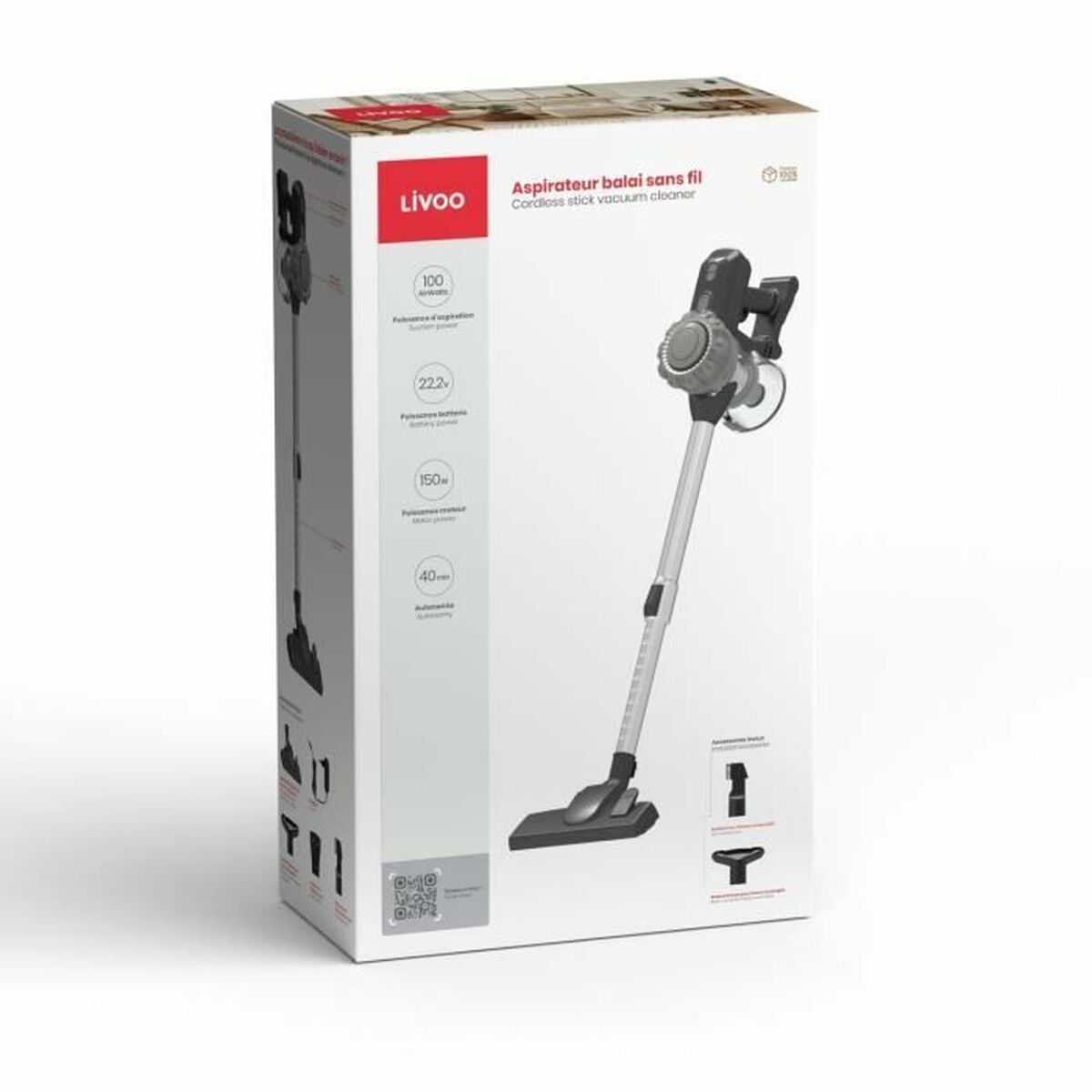 Aspirateur balai Livoo 100 W - 6