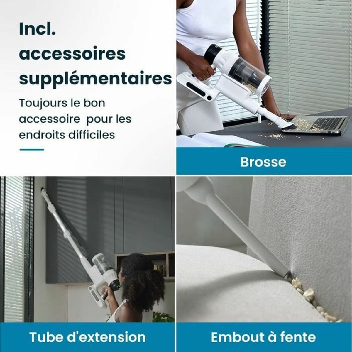Aspirateur balai EZIclean 500 W 150 W - 6