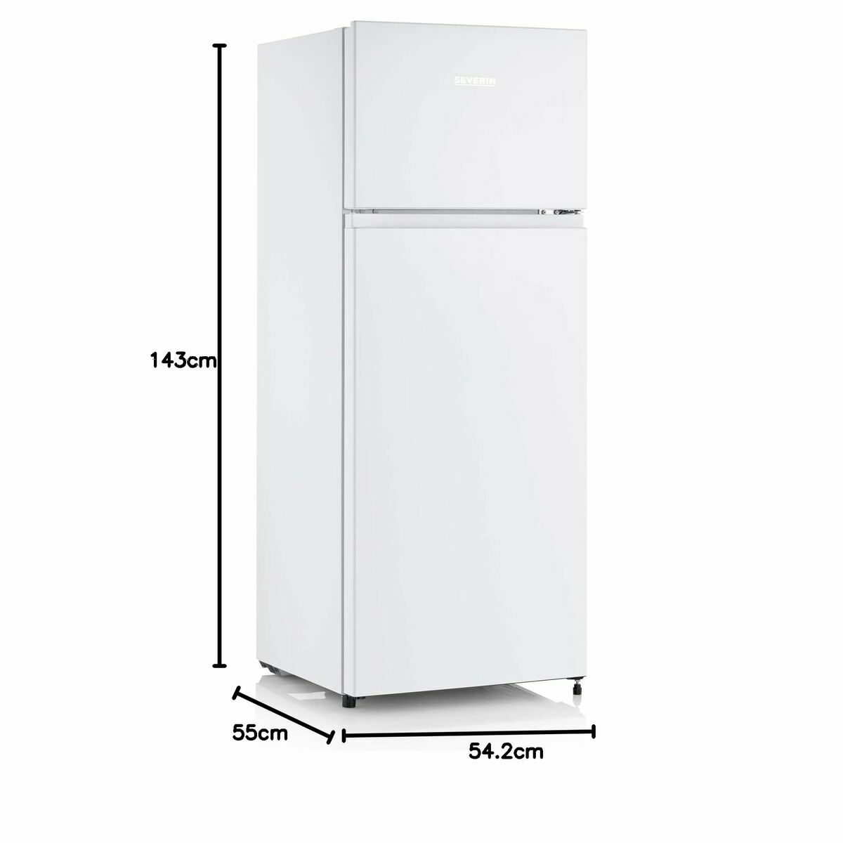 Réfrigérateur Combiné Severin DT8760      143 206 L Blanc - 7