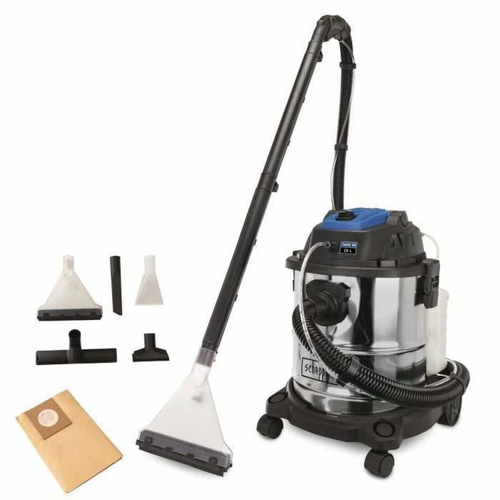 Aspirateur à sec et humide Scheppach Sprayvac20 1600 W 20 L 5 en 1