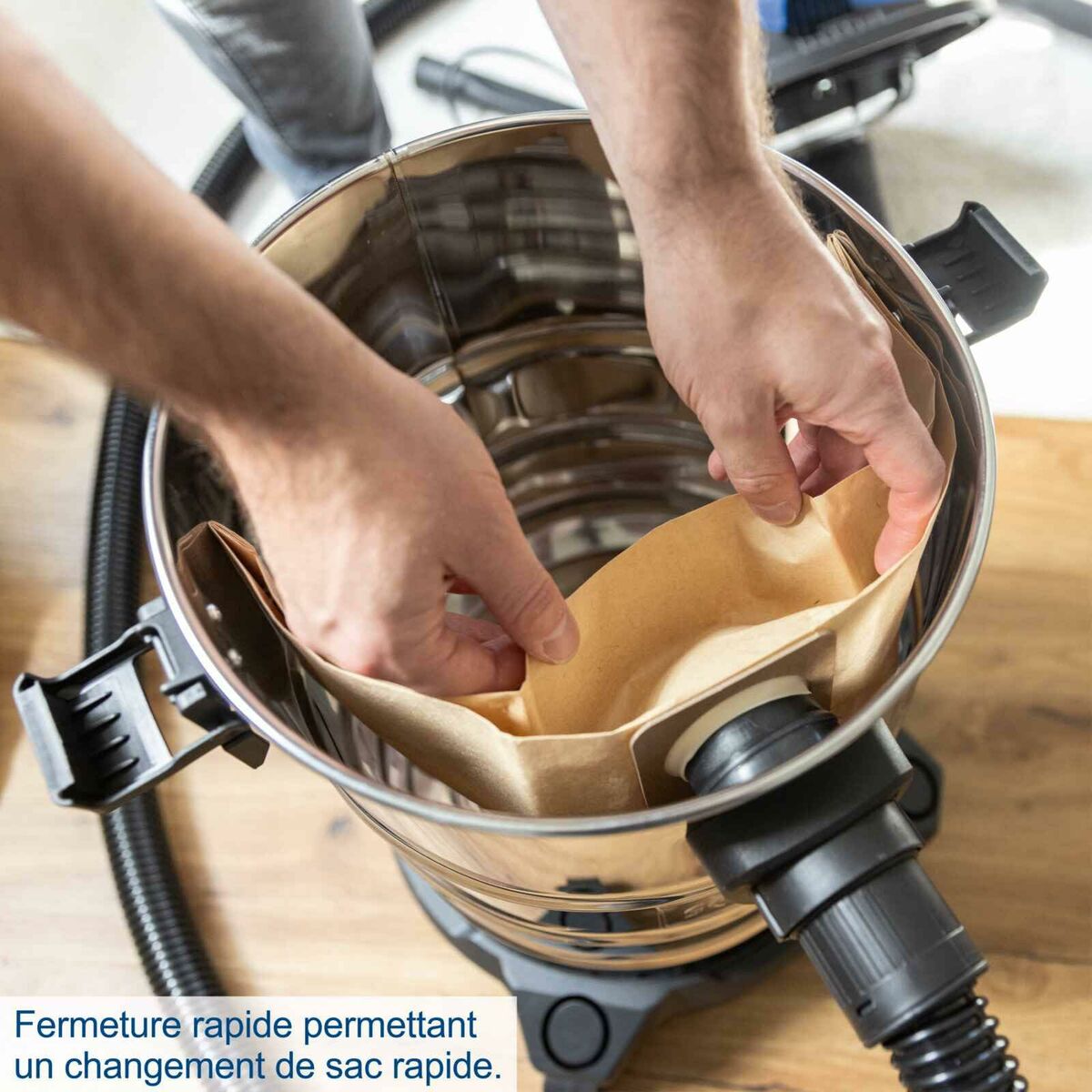 Aspirateur à sec et humide Scheppach 1200 W 20 kPa 25 L - 4