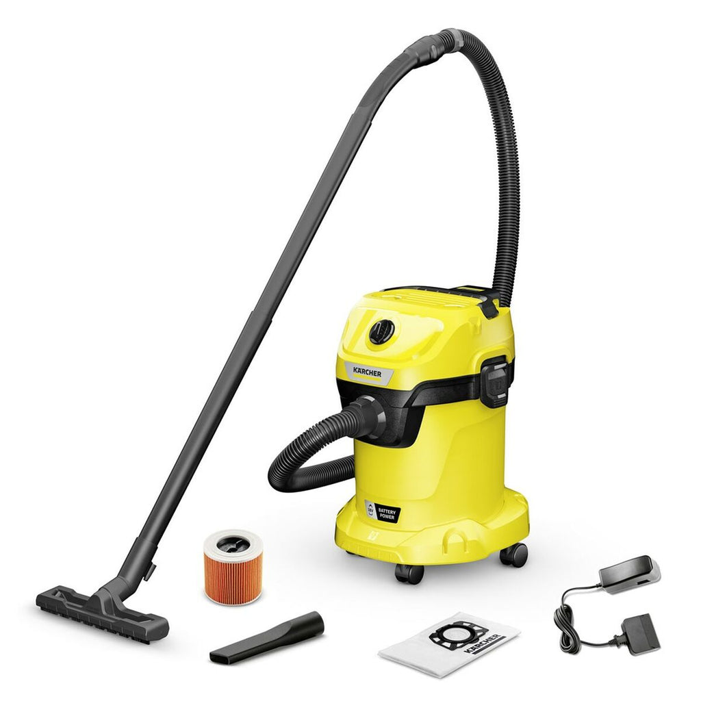 Aspirateur sans fil Kärcher 1.628-551.0 Jaune Noir 225 W - 2