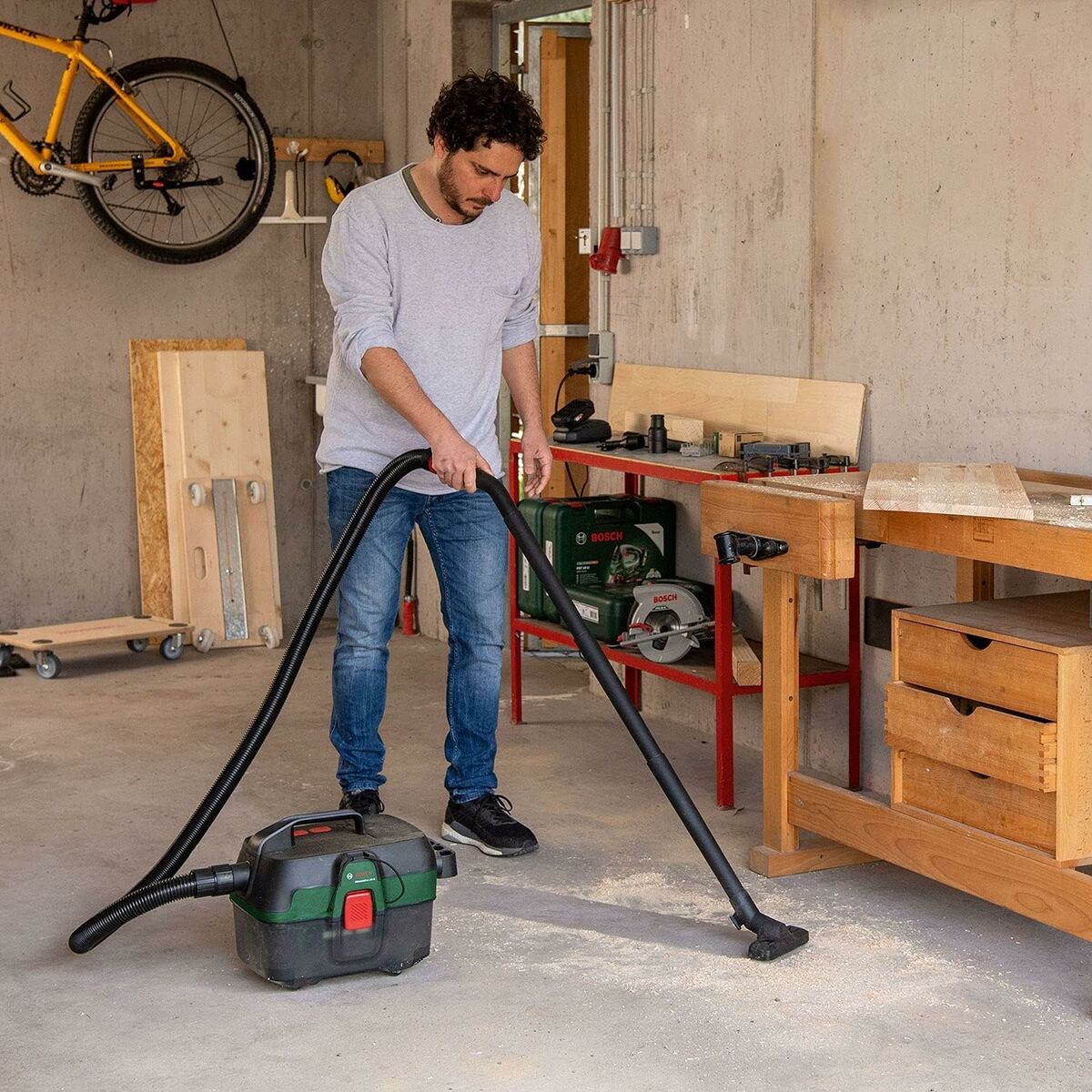 Aspirateur à sec et humide BOSCH AdvancedVac 18V-8 8 L - 7