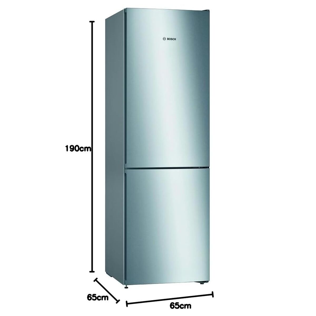 Réfrigérateur Combiné BOSCH KGN36VIDA Argenté Acier (Reconditionné C) - 3