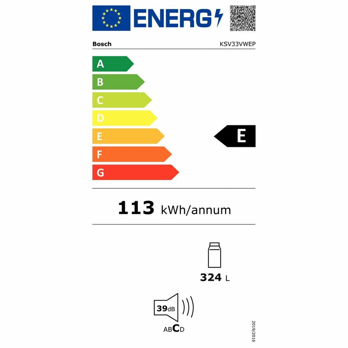 Réfrigérateur BOSCH KSV33VWEP Blanc - 3