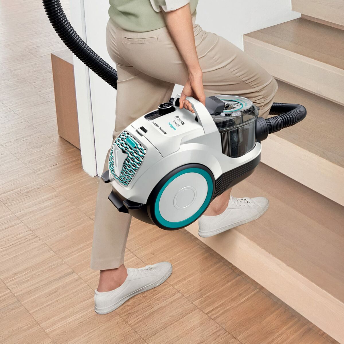Aspirateur sans sac BOSCH BGC21HYG1 Blanc Noir 550 W - 3