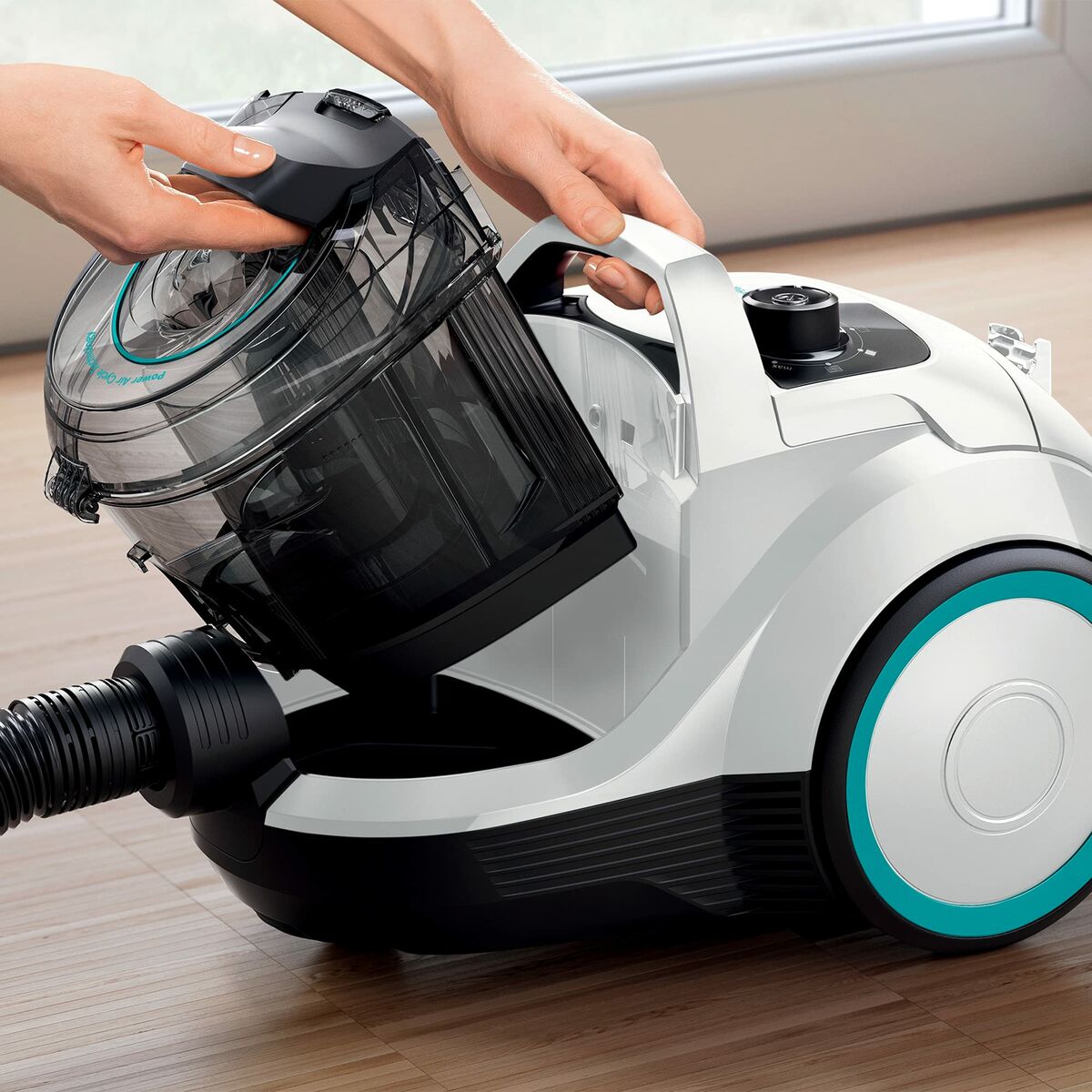 Aspirateur sans sac BOSCH BGC21HYG1 Blanc Noir 550 W - 5