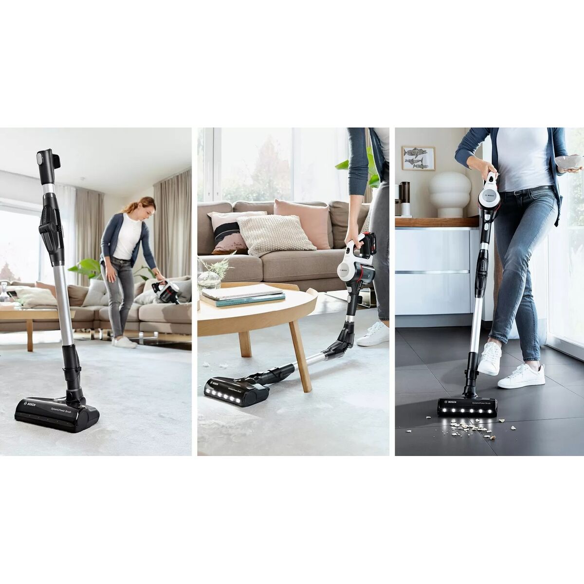 Aspirateur sans fil BOSCH BCS711XXL Blanc Noir - 2