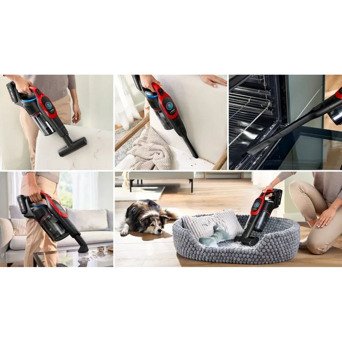 Aspirateur balai BOSCH BCS1041PET 23,5 W - 6