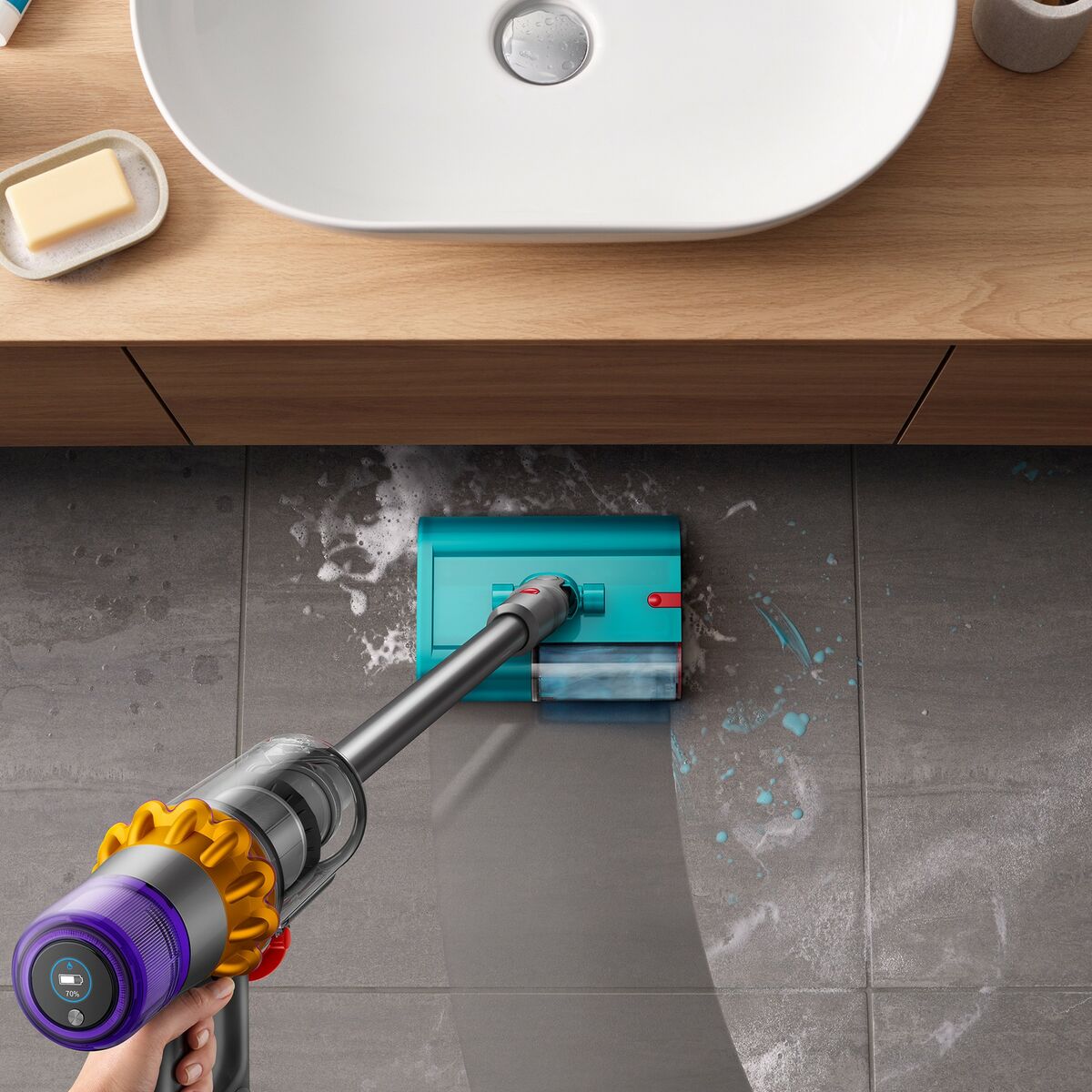 Aspirateur balai Dyson V15s Detect Submarine nickel 660 W - 8