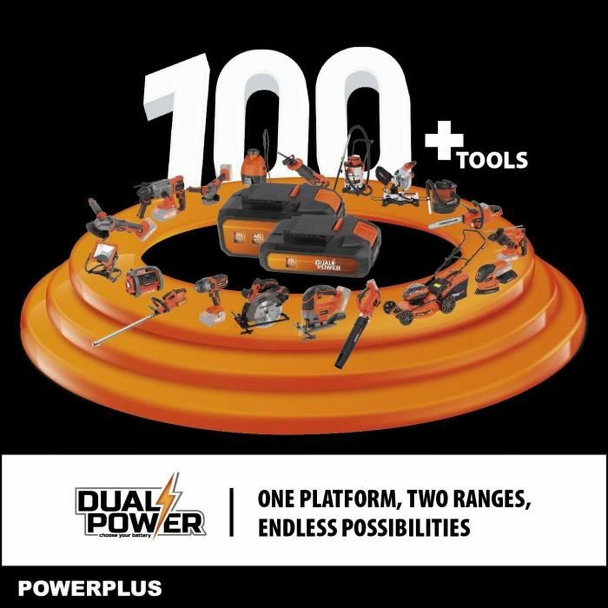 Taille-haie Powerplus Powdpg7531 20 V - 5