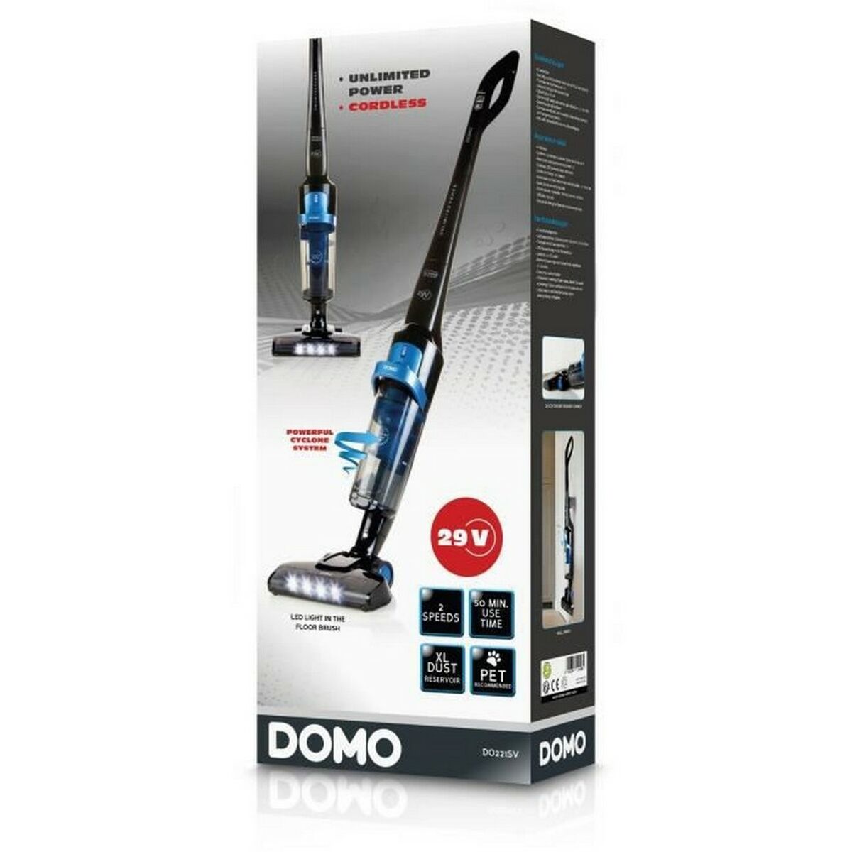 Aspirateur balai DOMO DO221SV 1 L - 4