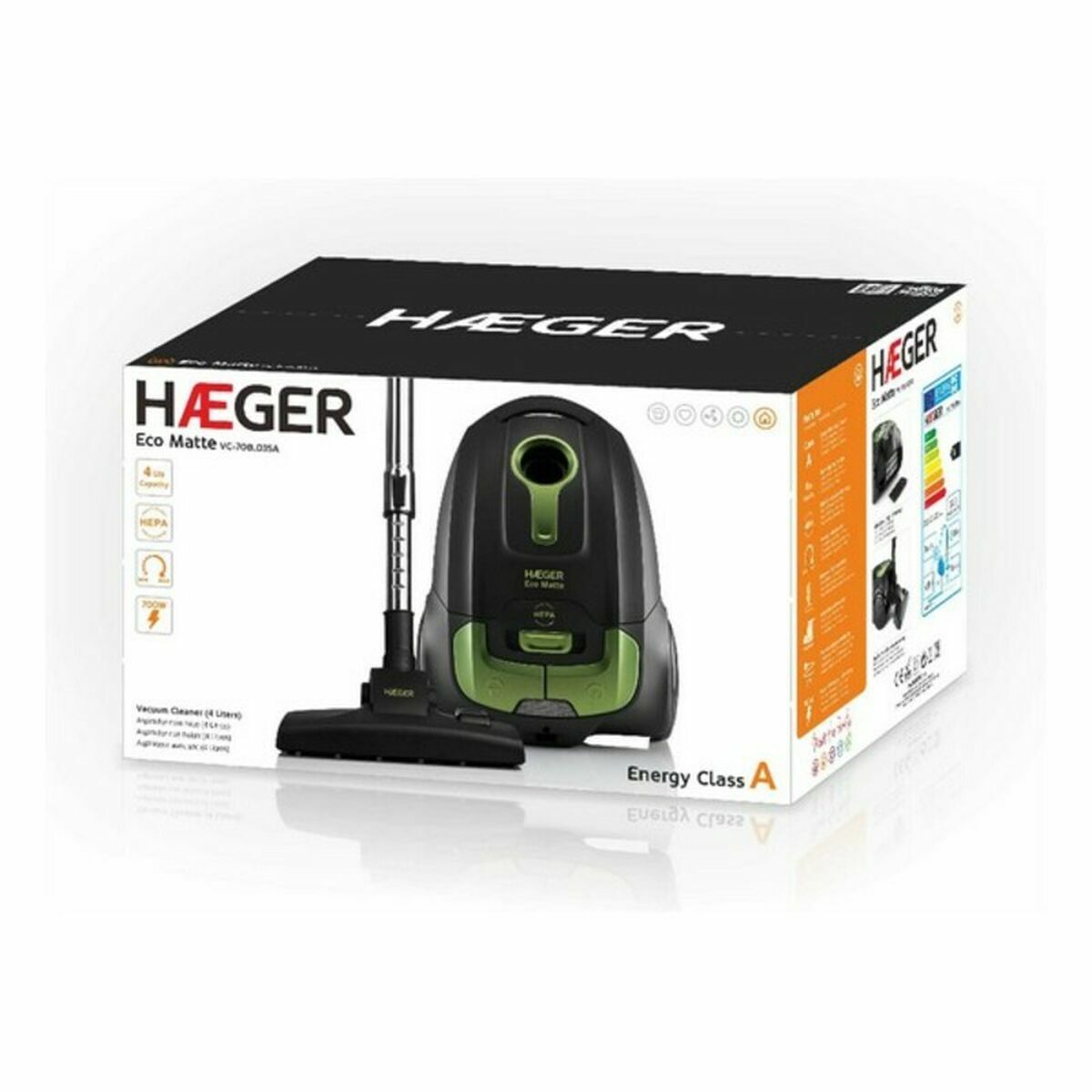 Aspirateur Haeger VC-70B.035A Noir 700 W - 3