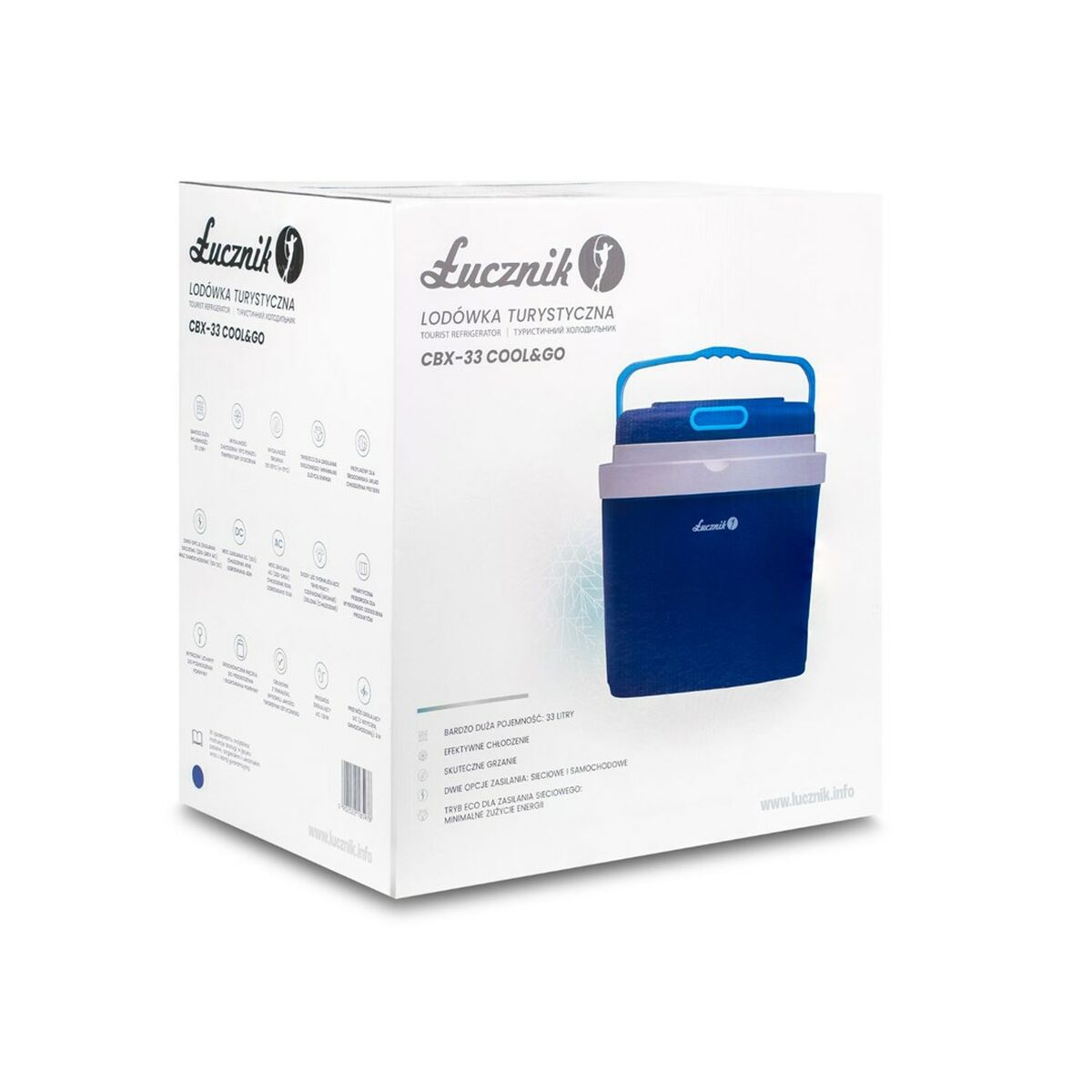 Mini réfrigérateur Łucznik CBX-33 Bleu 33 L - 8