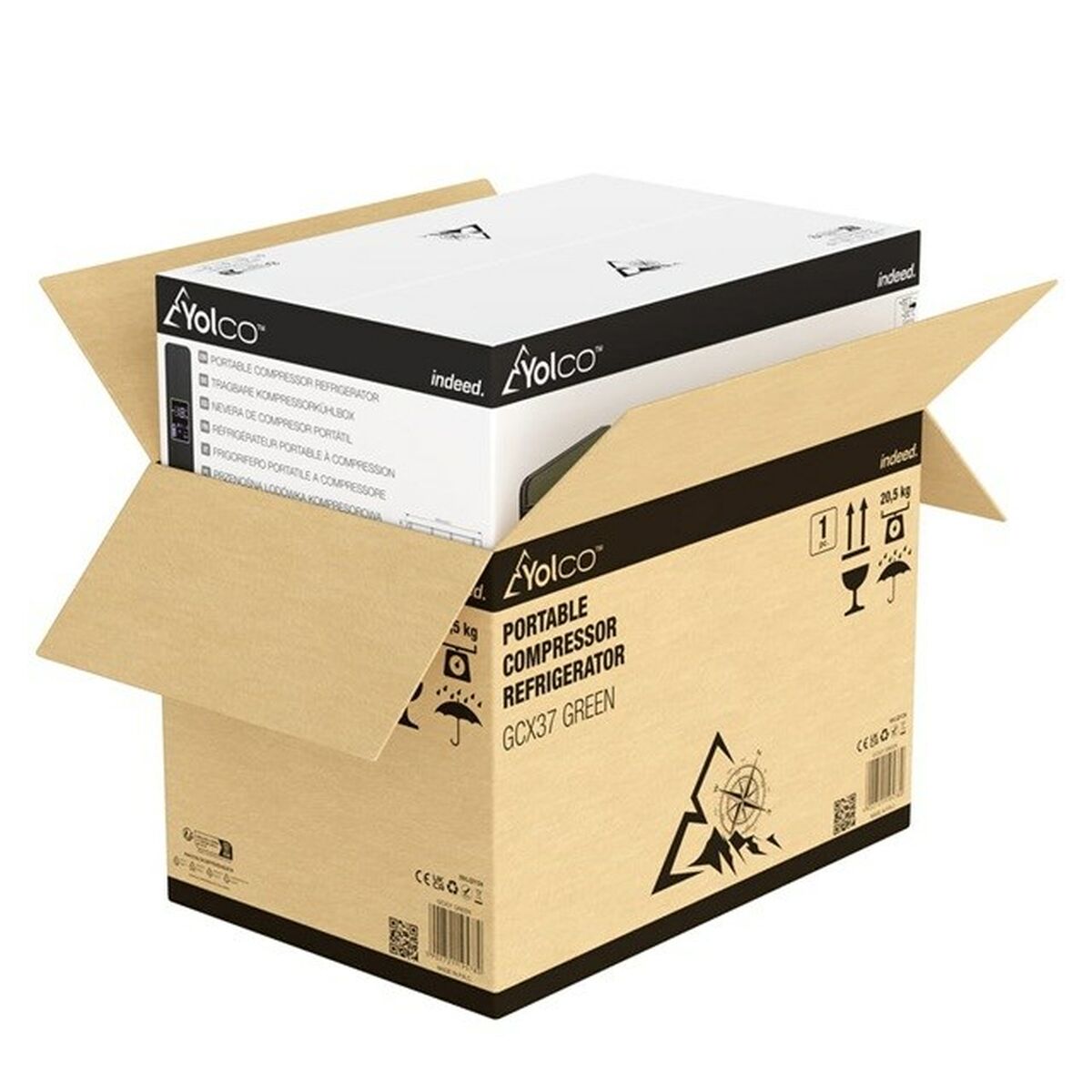 Mini réfrigérateur Yolco GCX37 Vert 50 W 37 L - 6