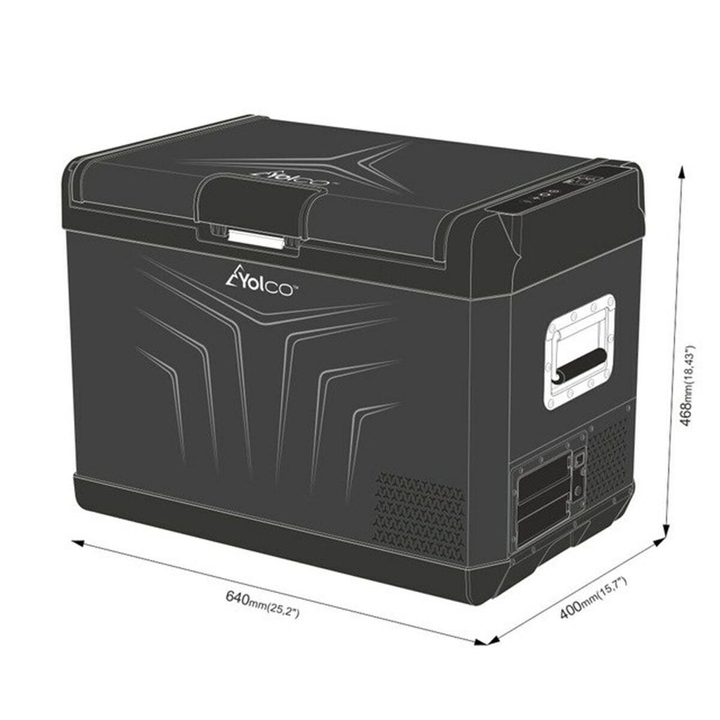 Mini réfrigérateur Yolco GCX47 Noir 50 W 47 L - 8