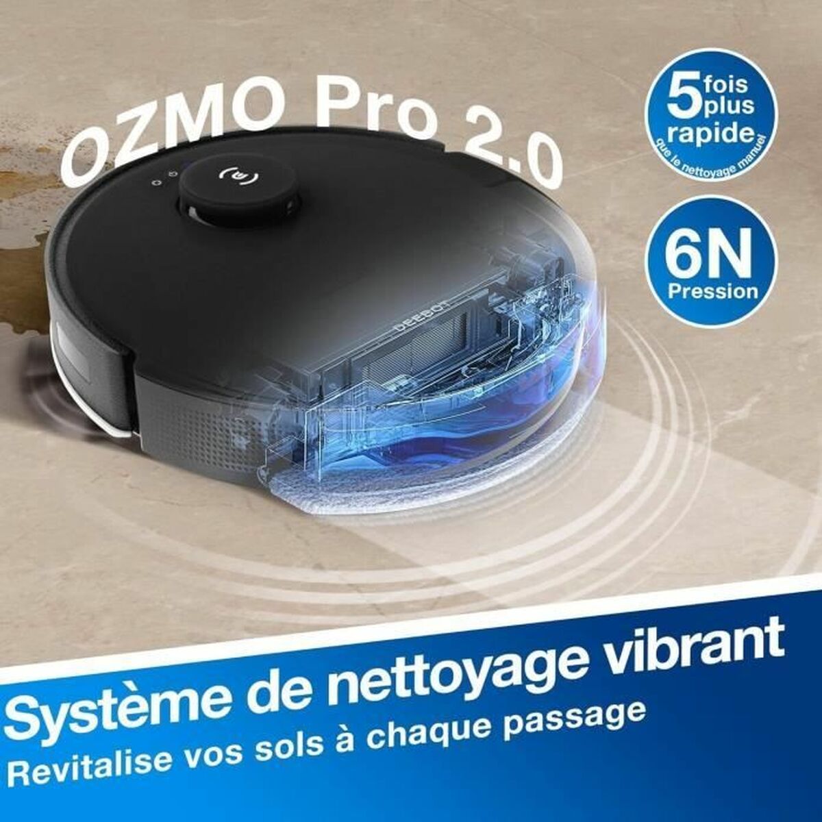 Aspirateur robot ECOVACS Deebot N20 Pro PLUS - 6