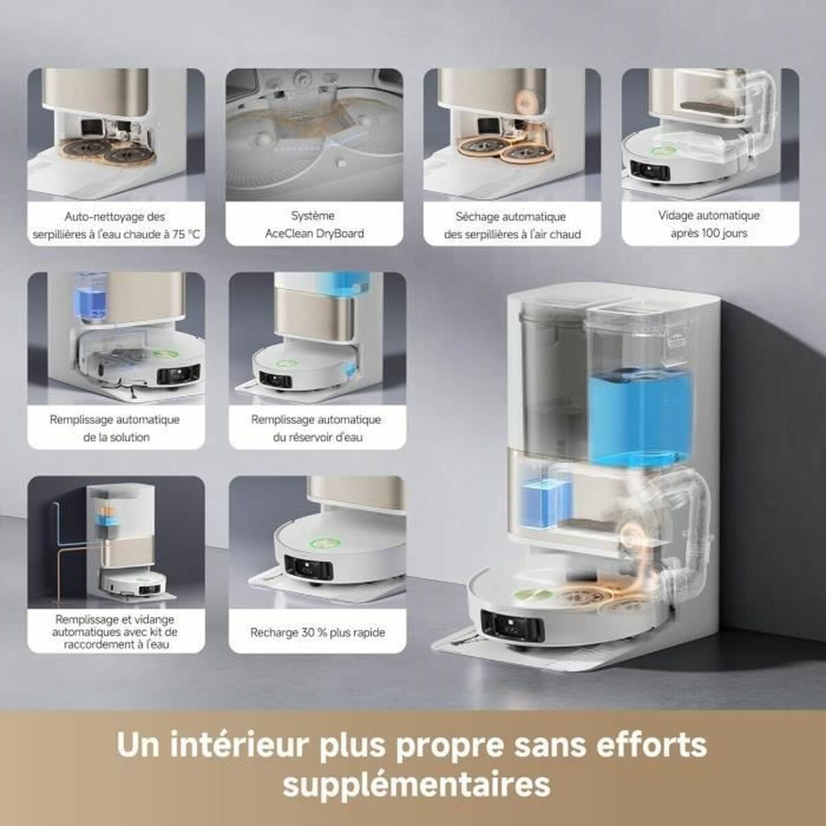 Aspirateur robot Dreame L50 Pro Ultra 6400 mAh - 3
