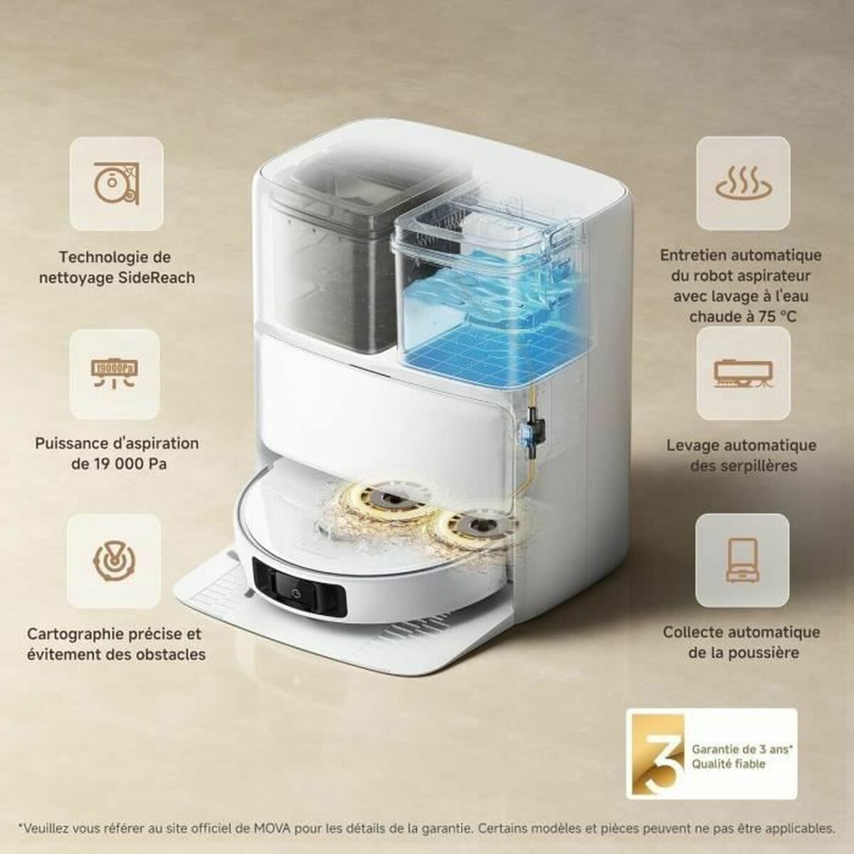 Aspirateur robot MOVA P50 Ultra - 4