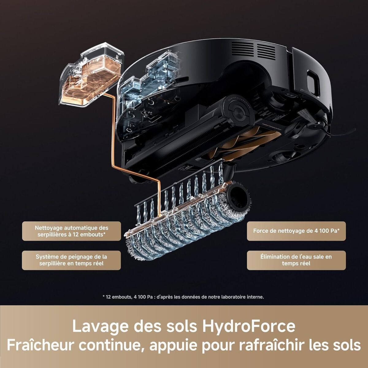 Aspirateur robot MOVA 6400 mAh - 6