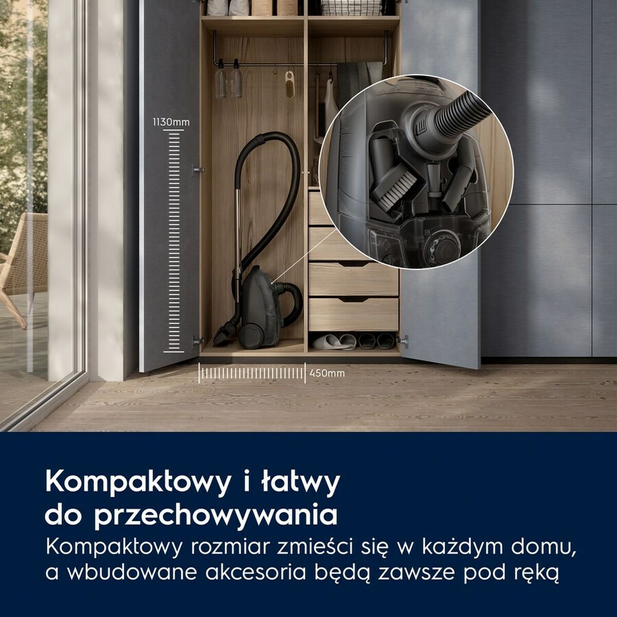 Aspirateur à sacs Electrolux EB31C1DB Bordeaux 750 W - 2