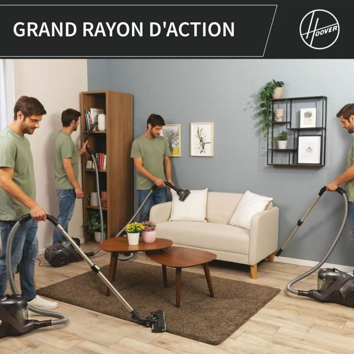 Aspirateur Hoover HP321PAF Gris 850 W - 6