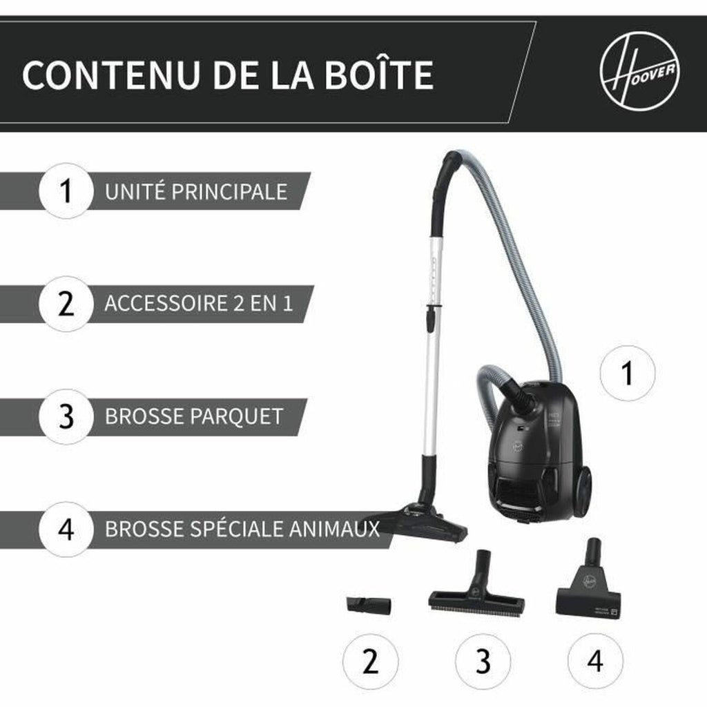 Aspirateur Hoover HE120PET 011 Noir Gris 700 W - 2