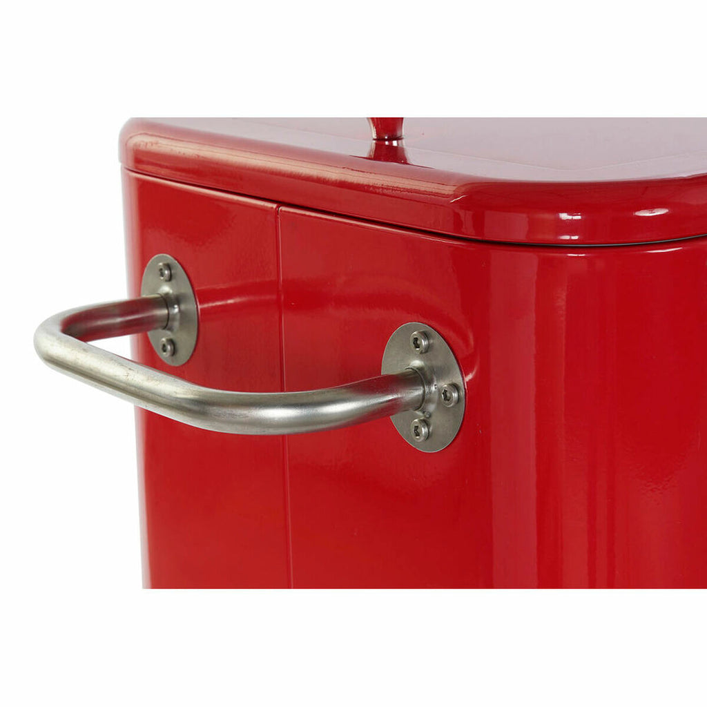 Frigo DKD Home Decor Rouge Avec des roues 74 x 43 x 80 cm Acier polypropylène 56 L (74 x 43 x 80 cm) - 6