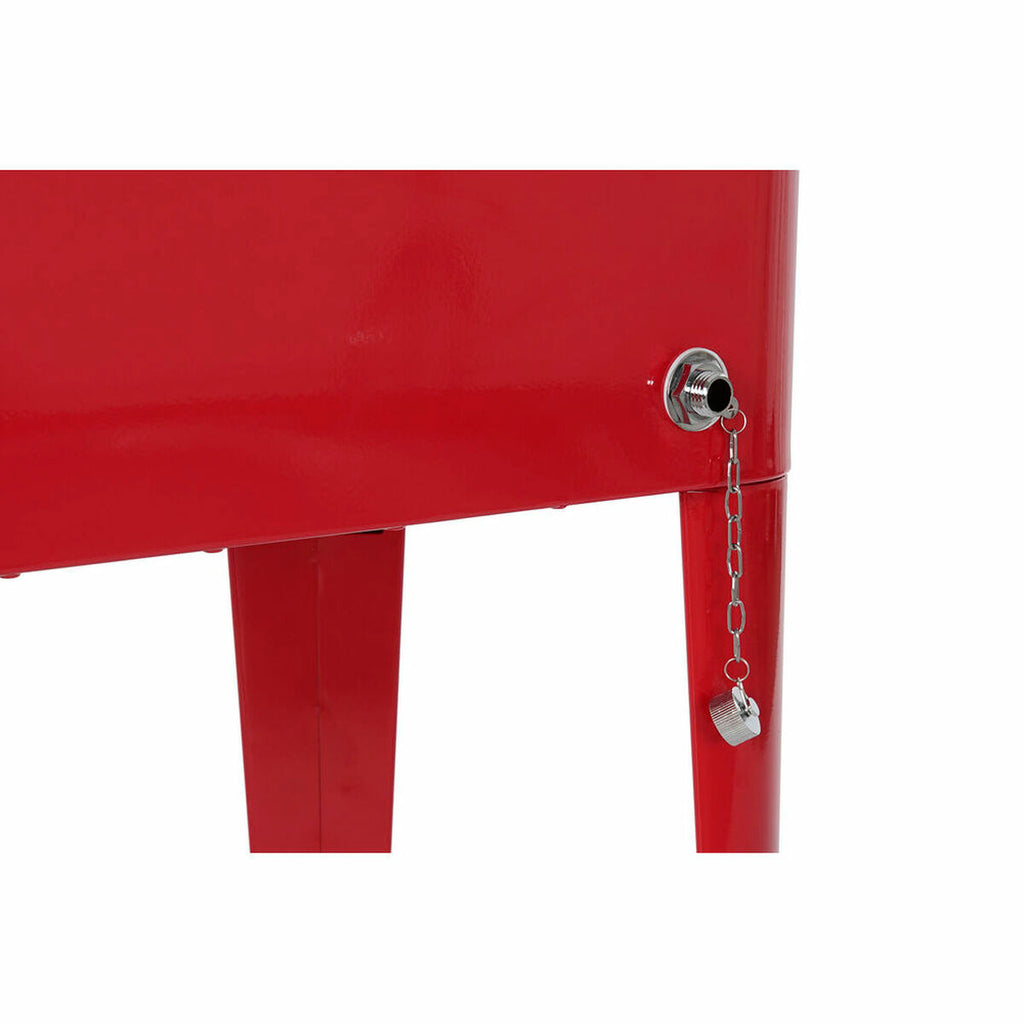 Frigo DKD Home Decor Rouge Avec des roues 74 x 43 x 80 cm Acier polypropylène 56 L (74 x 43 x 80 cm) - 2