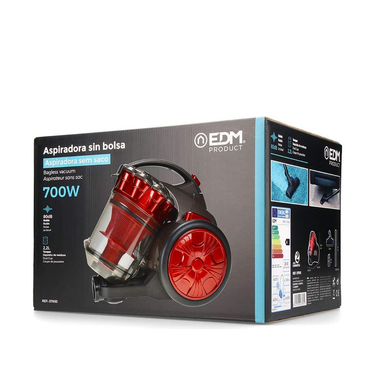Aspirateur multi-cyclone EDM 07695 700 W - 4