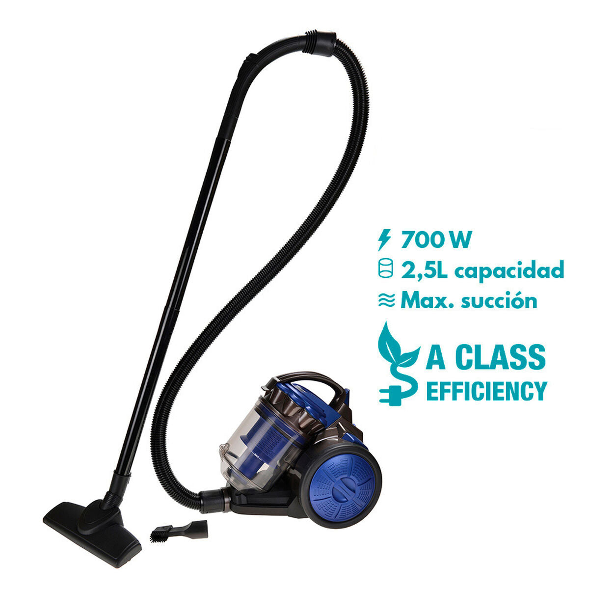 Aspirateur sans sac EDM 07696 Bleu 700 W - 3