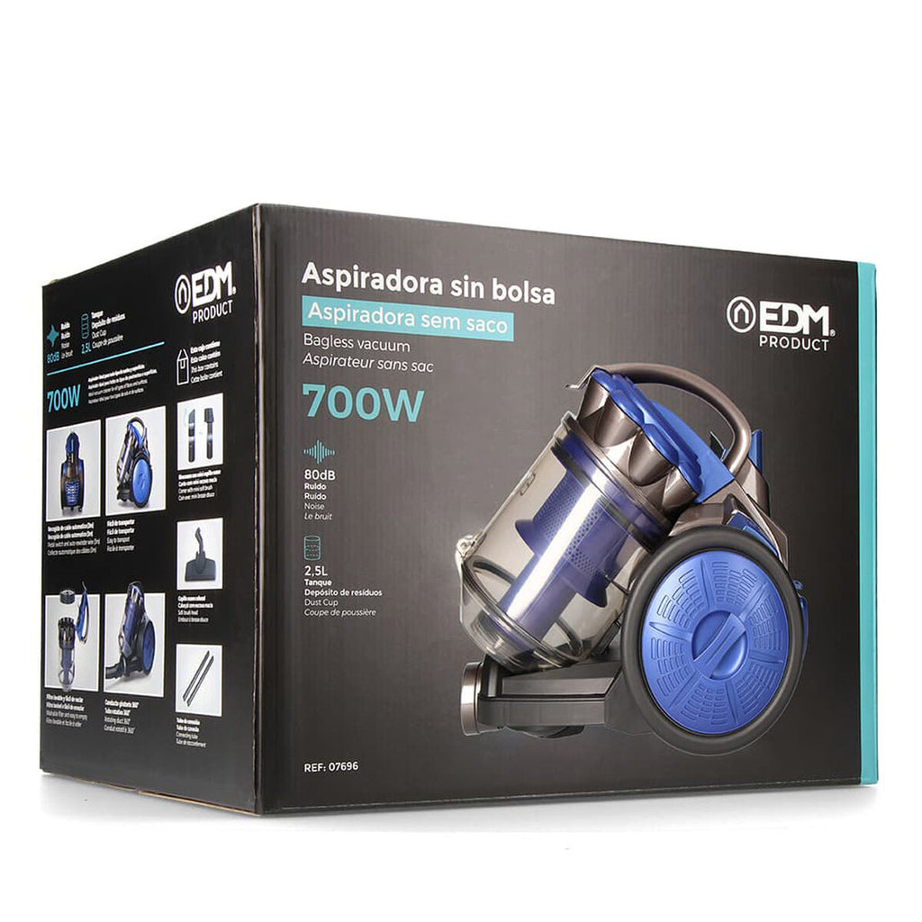 Aspirateur sans sac EDM 07696 Bleu 700 W - 8