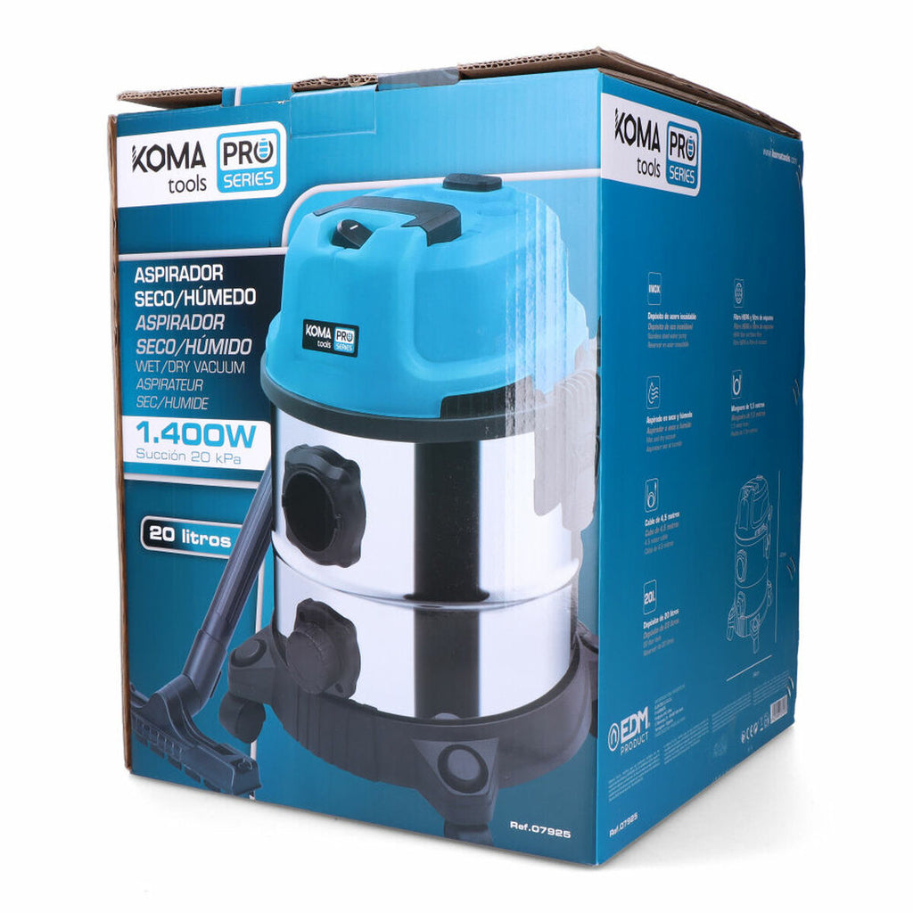 Aspirateur à sec et humide Koma Tools 1400 W 20 L - 5