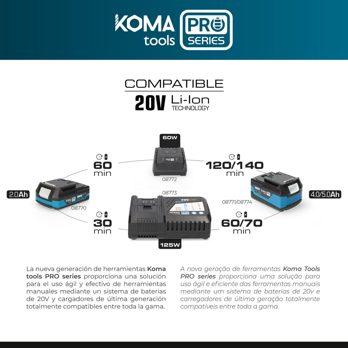 Aspirateur à main Koma Tools Pro Series 45,5 x 13,5 cm - 5