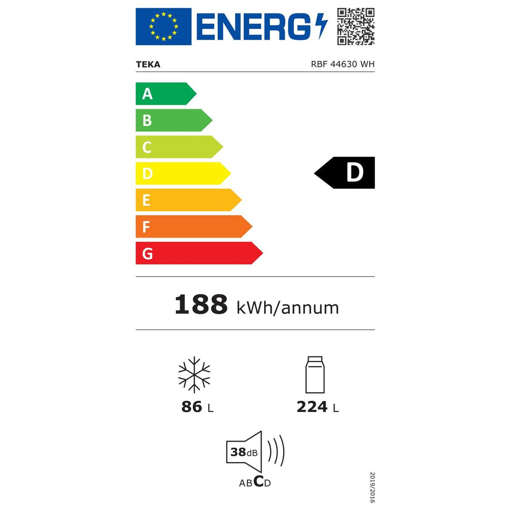 Réfrigérateur Combiné Teka RBF44630BL  188 Blanc - 4