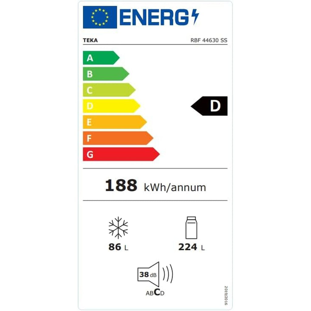 Réfrigérateur Combiné Teka RBF44630INOX188 Blanc - 4