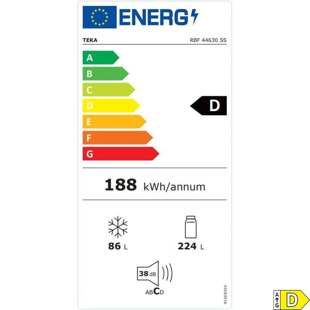 Réfrigérateur Combiné Teka RBF44630INOX188 Blanc - 2
