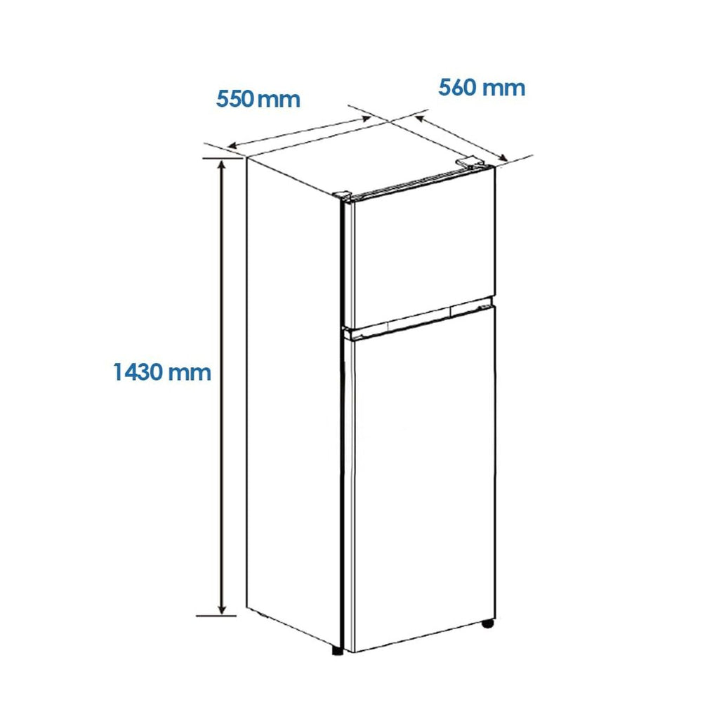 Réfrigérateur Combiné Aspes AF145503EX 143 206 L Acier - 5