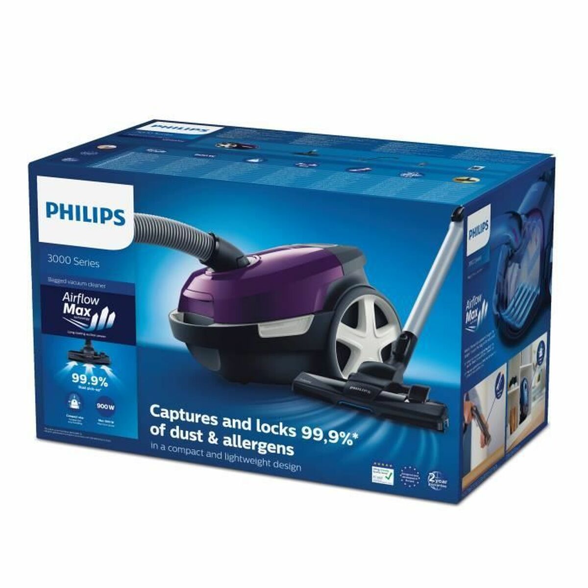 Aspirateur Philips Violet 900 W - 4