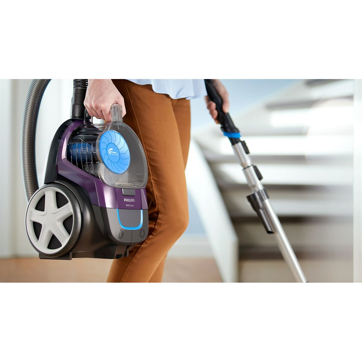Aspirateur sans sac Philips FC9333/09 Bleu Noir Gris Pourpre 900 W 750 W - 7