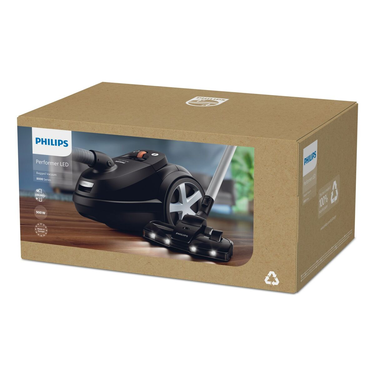 Aspirateur à sacs Philips XD8122/10 Noir 900 W - 7