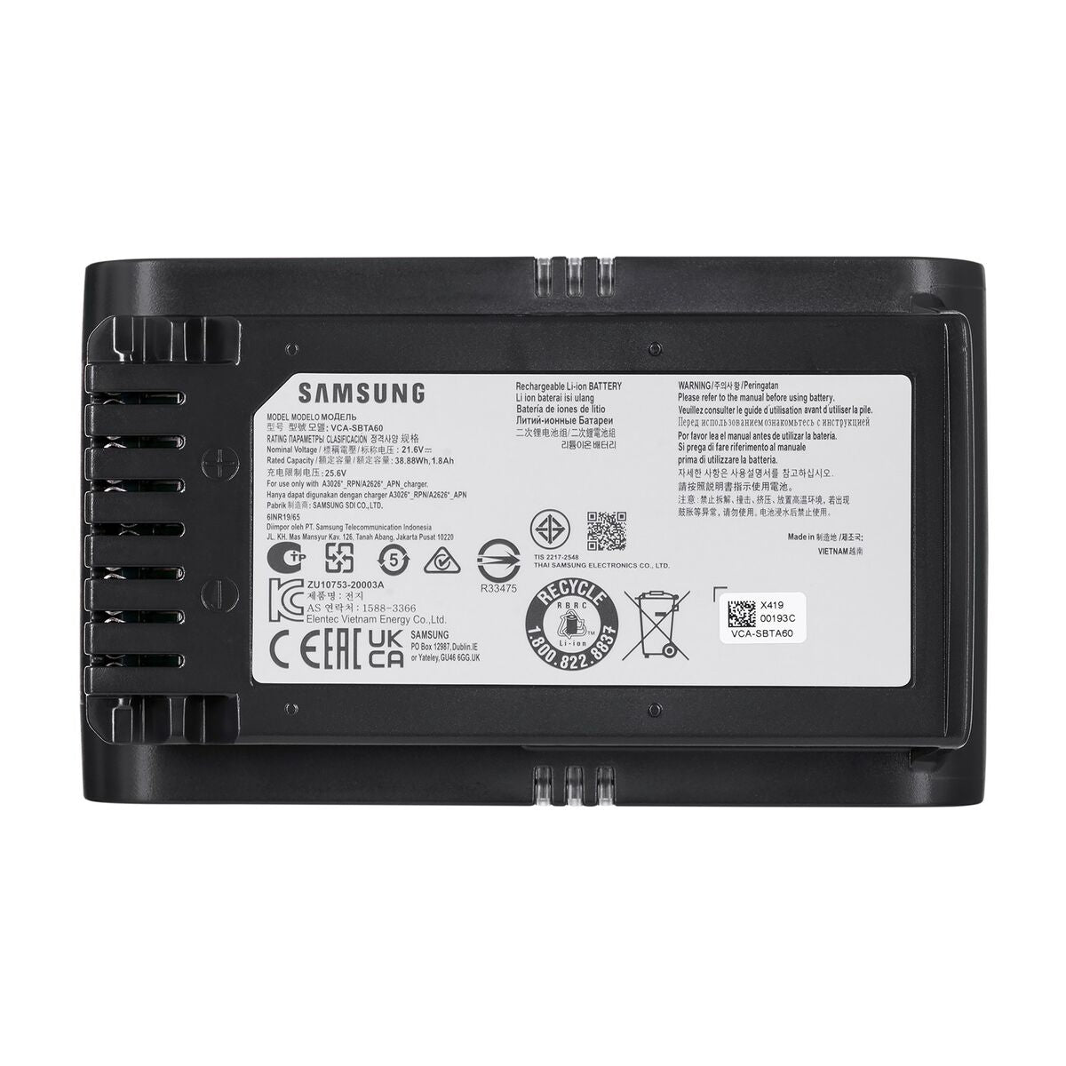 Aspirateur balai Samsung VS20B75ACR5/GE 550 W 25 x 113 x 21,5 cm - 2