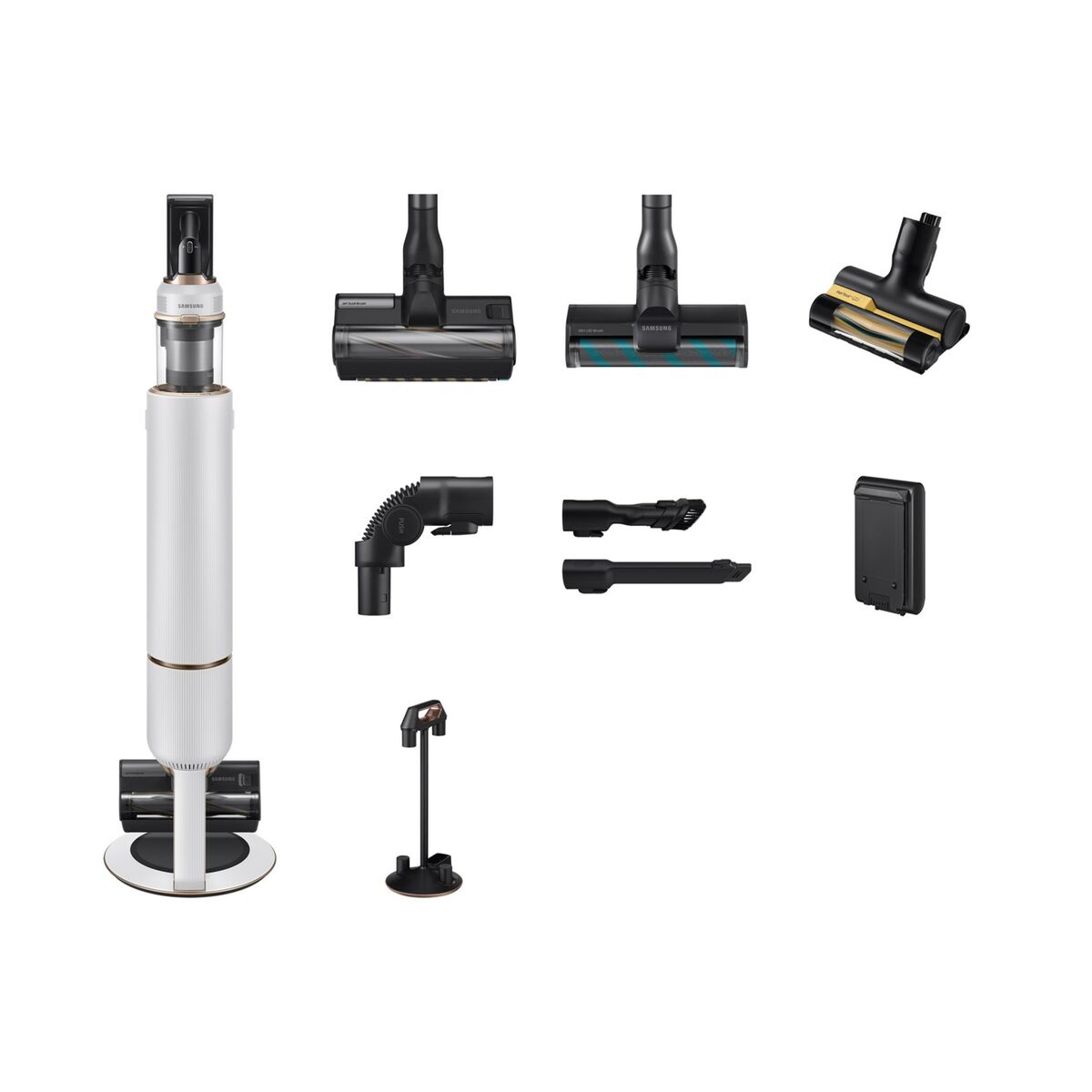 Aspirateur sans fil Samsung VS20B95843W/WA Blanc Noir Chrome 580 W - 2