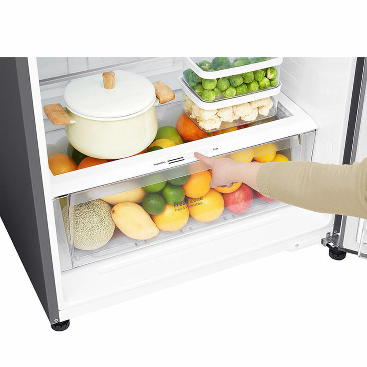 Réfrigérateur Combiné LG GTF916PZPED.APZQEUR Acier 630 L - 7