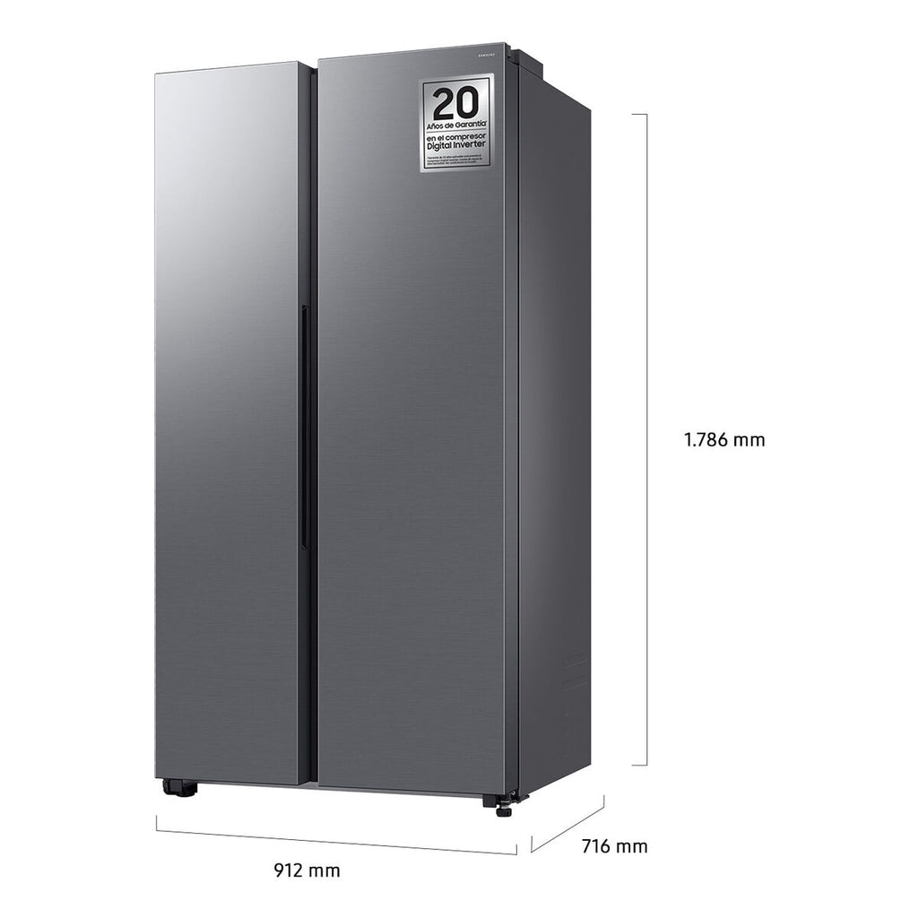 Réfrigérateur Combiné Samsung RS70F65QETEF Acier - 4