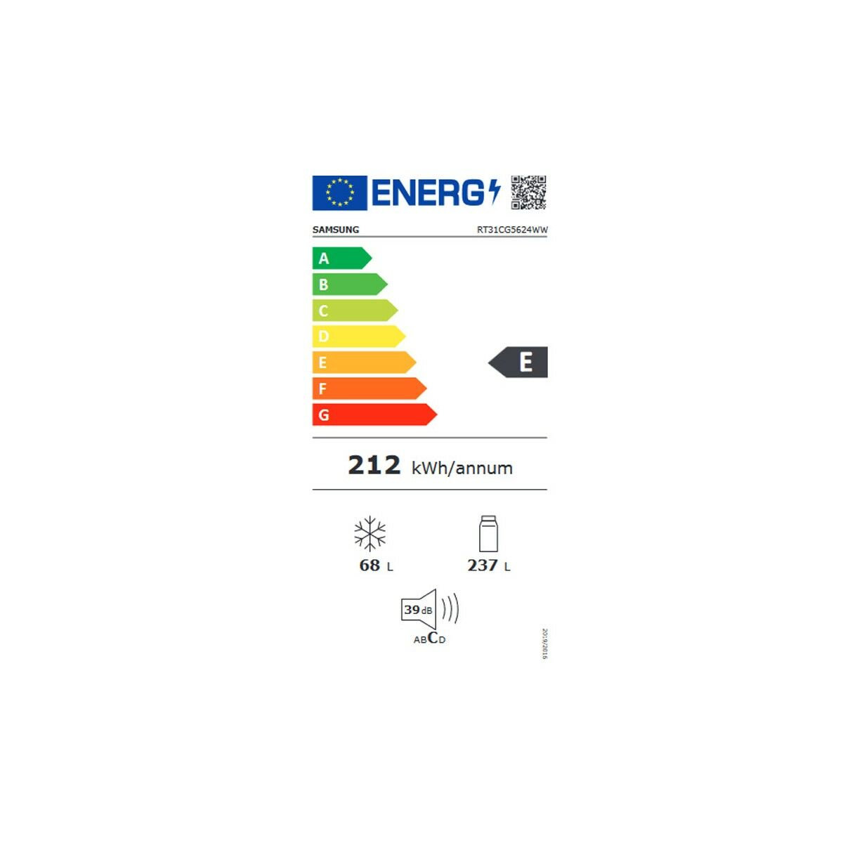 Réfrigérateur Samsung RT31CG5624WWES Blanc 315 L - 2